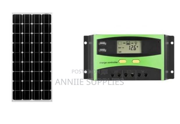 150W Monocrystalline Solar Panel+ Free 10A Controller - main view