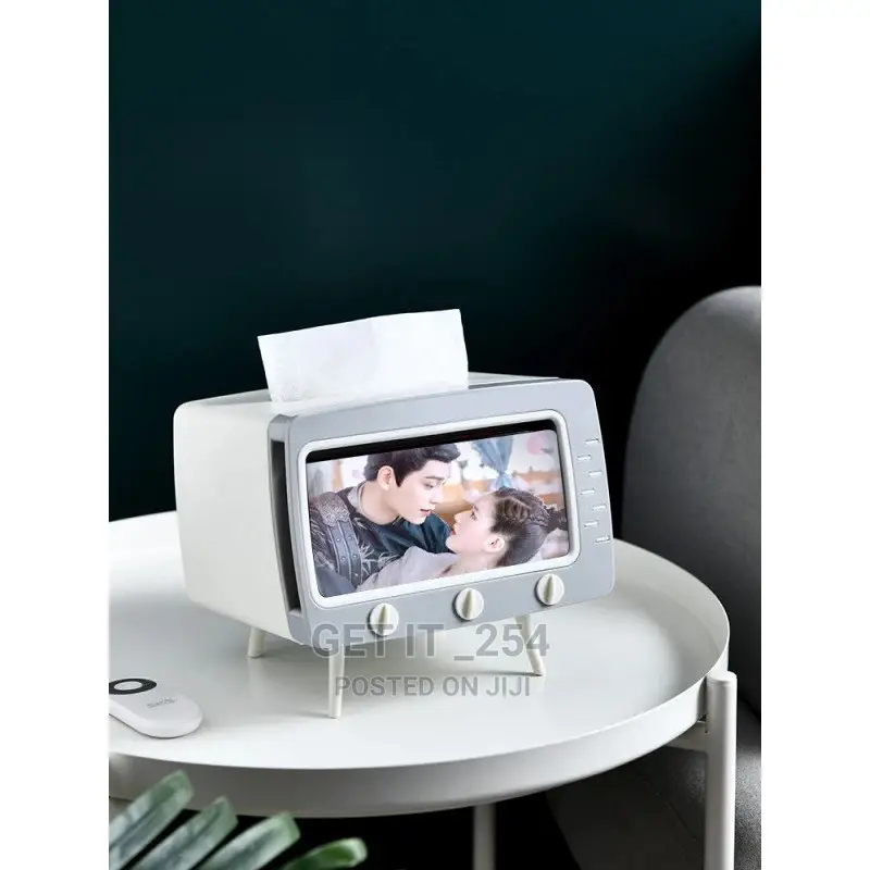 Vintage TV Serviette Dispenser E-23*14*13hite