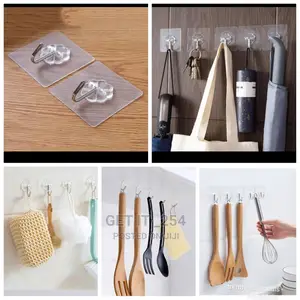 Colourless Multi Purpose Hooks
