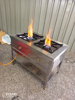 Stainless Steel HP 2 Burner Gas Cooker