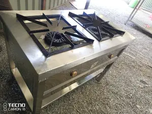 Stainless Steel HP 2 Burner Gas Cooker