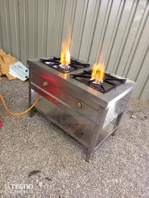 Stainless Steel HP 2 Burner Gas Cooker