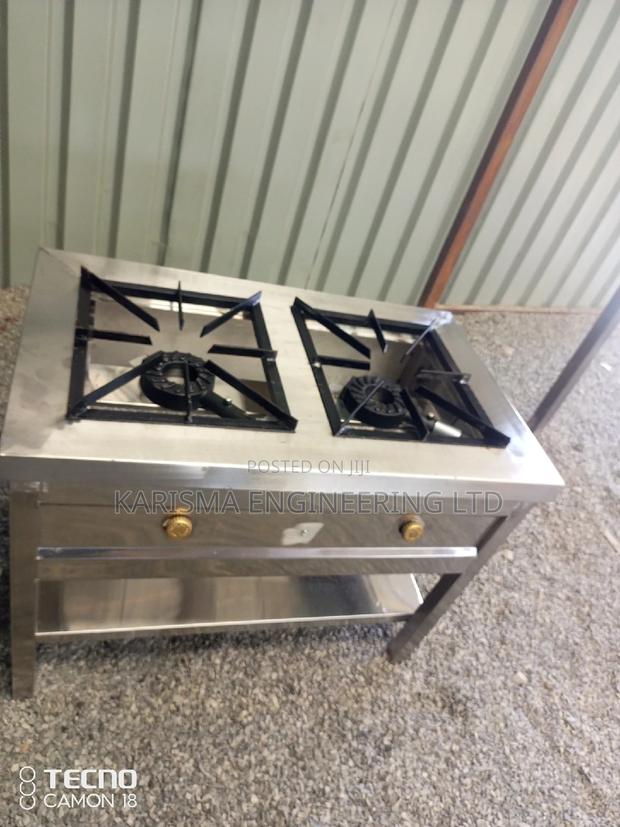 2 Burner Commercial LP Gas Cooker - thumbnail 4