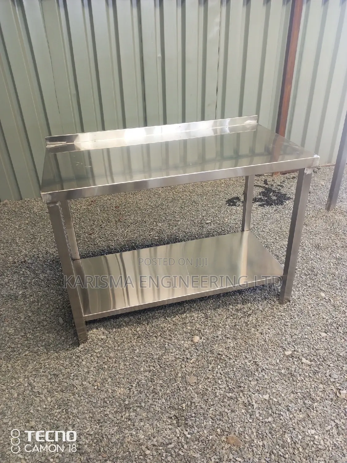 Preparation Table With Undershelf