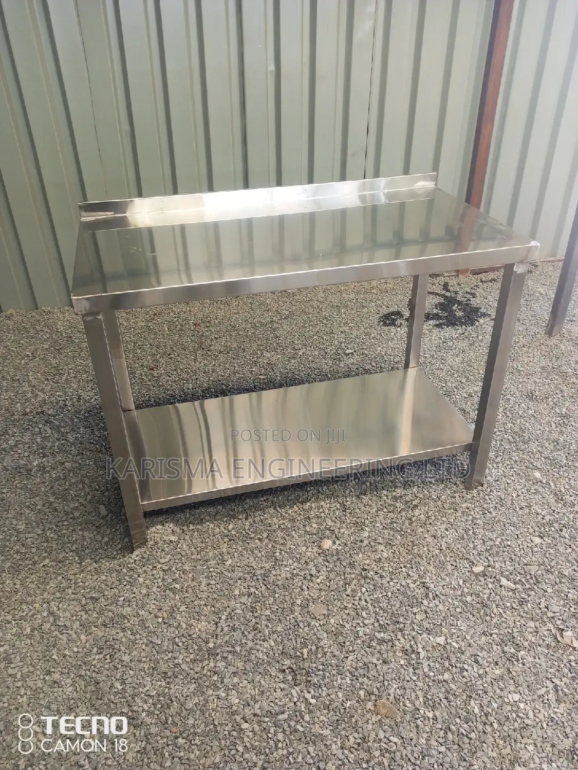 Preparation Table With Undershelf
