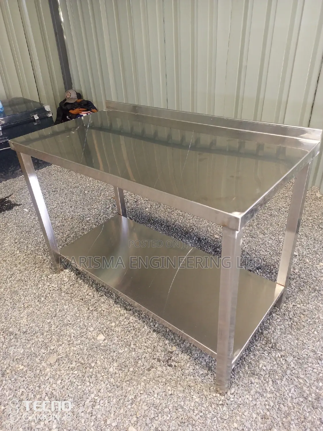 Preparation Table With Undershelf