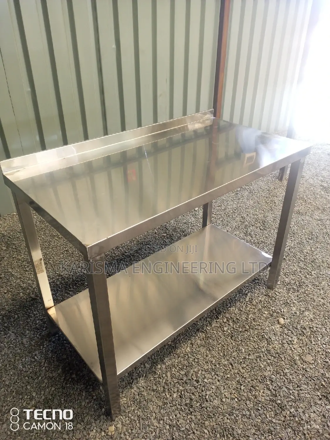 Preparation Table With Undershelf