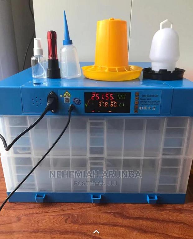 128 Eggs Dual Powered Automatic Incubator
