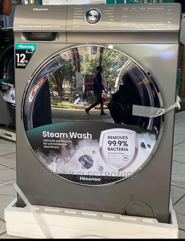 Hisense 12kg 8kg Front Load Fully Automatic - main view