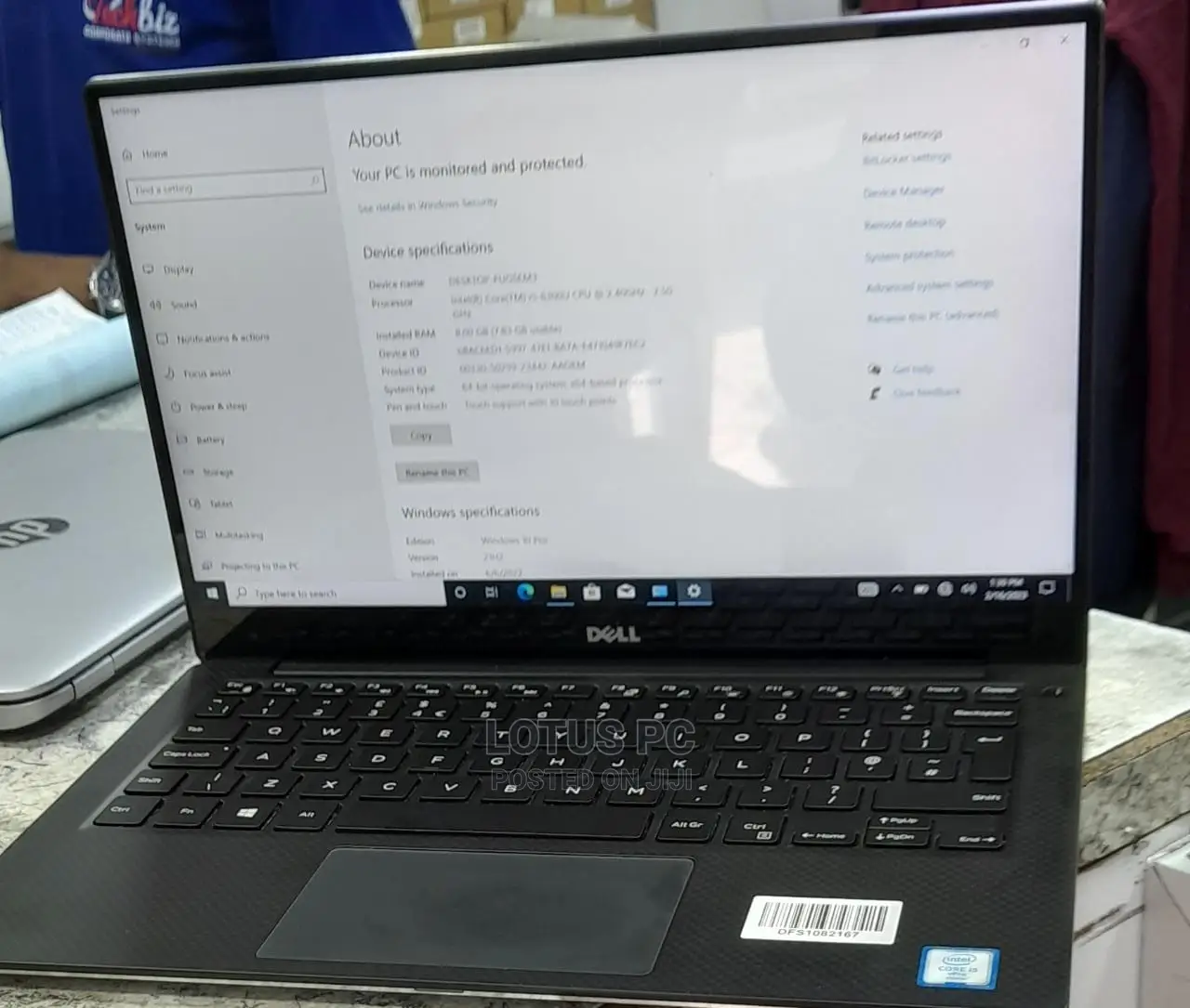 Laptop Dell XPS 13 8GB Intel Core I5 SSD 256GB