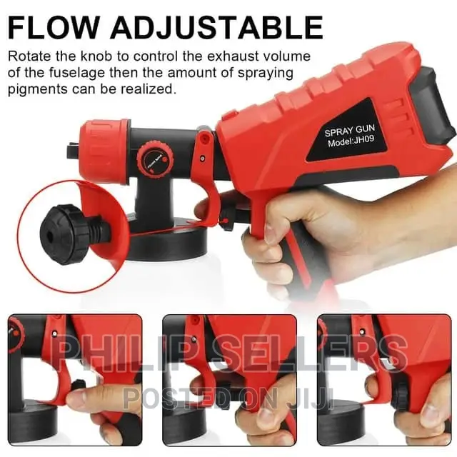 High Power Home Electric Paint Sprayer With 3 Nozzle