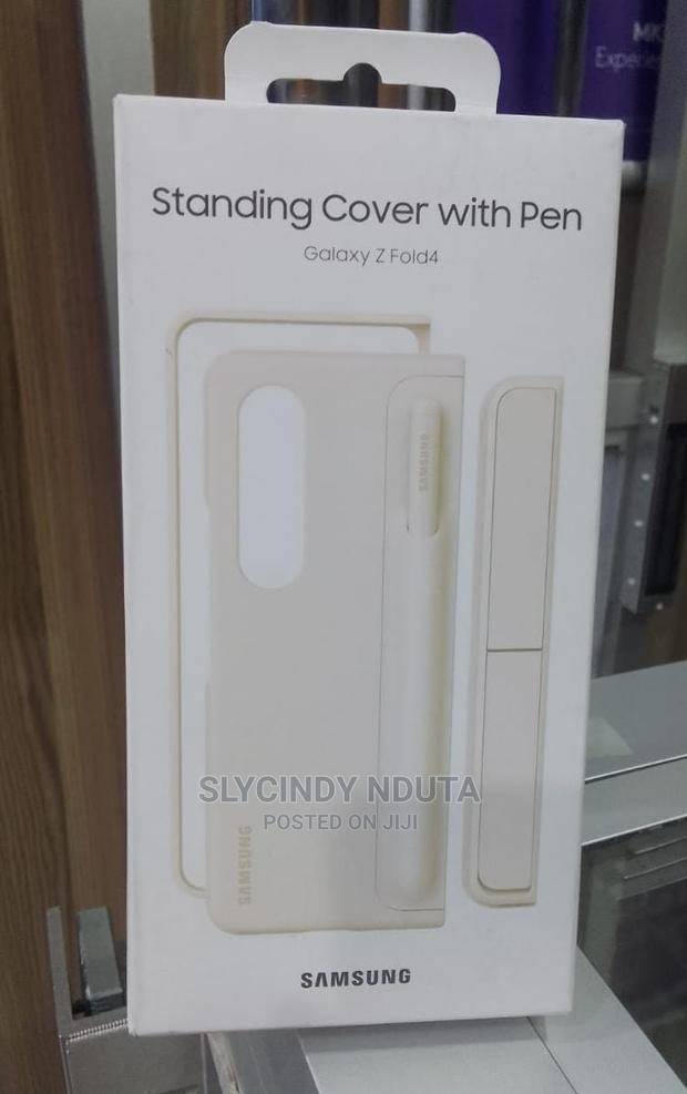 Samsung Galaxy Z Fold 4 Standing Cover With Pen(Cream)