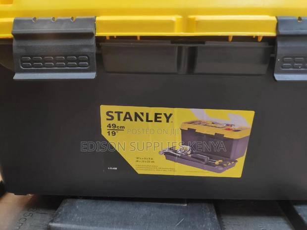 Stanley Tool Box 19" Toolbox Big Size Plastic Tool Box - thumbnail 3