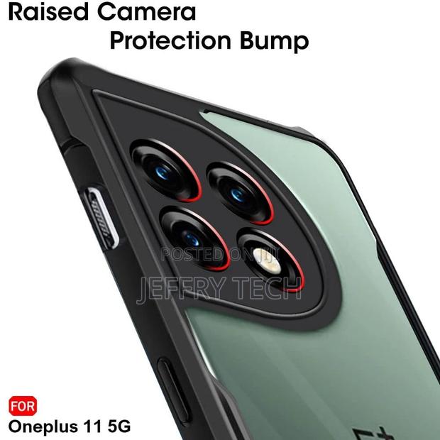 Shockproof Crystal Clear Back Cover Case for Oneplus 11 5G | - thumbnail 3