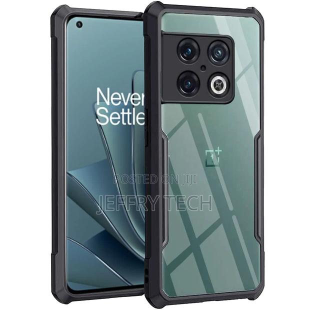 Shockproof Crystal Clear Back Cover Case for Oneplus 10 Pro - thumbnail 3