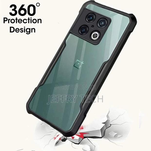 Shockproof Crystal Clear Back Cover Case for Oneplus 10 Pro - thumbnail 4