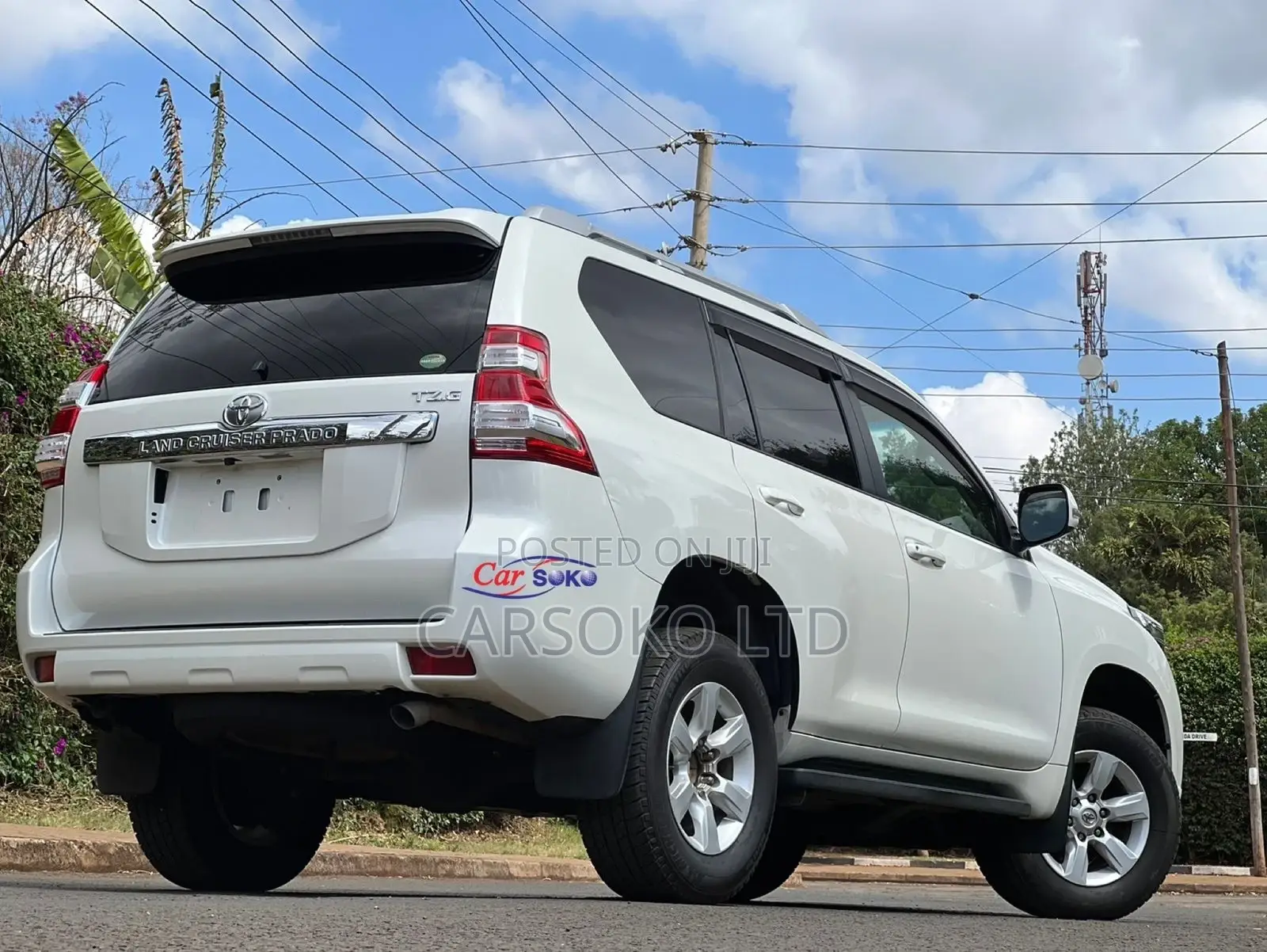 Toyota Land Cruiser Prado 2015 White