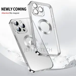 Back Case Cover Compatible With iPhone 13 Pro Max (Silver)
