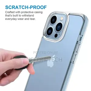 Back Cover for iPhone 13 Pro (Silicone/Transparent)
