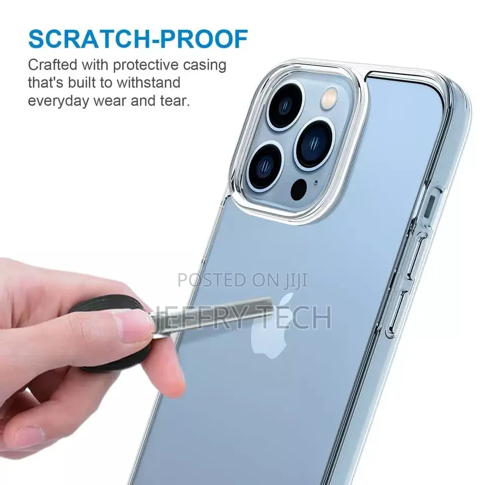 Back Cover for iPhone 13 Pro (Silicone/Transparent)