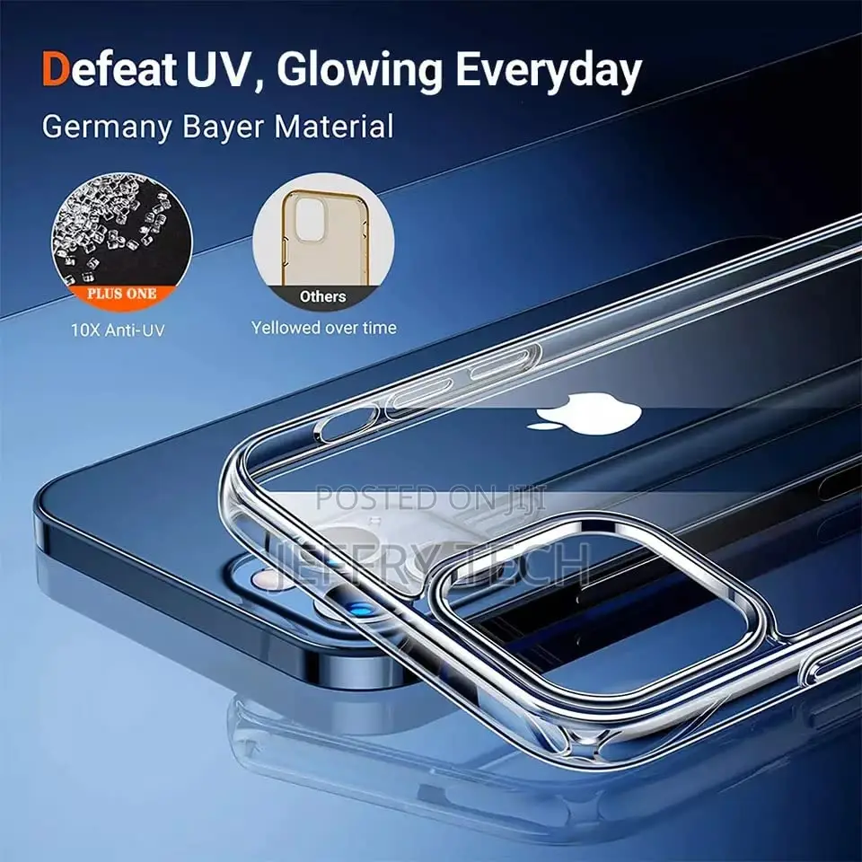 Back Cover for iPhone 13 Pro (Silicone/Transparent)
