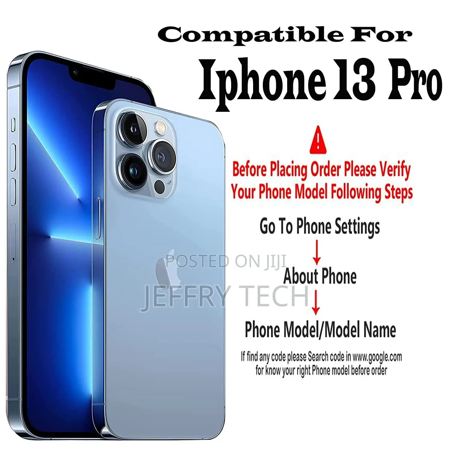 Back Cover for iPhone 13 Pro (Silicone/Transparent)