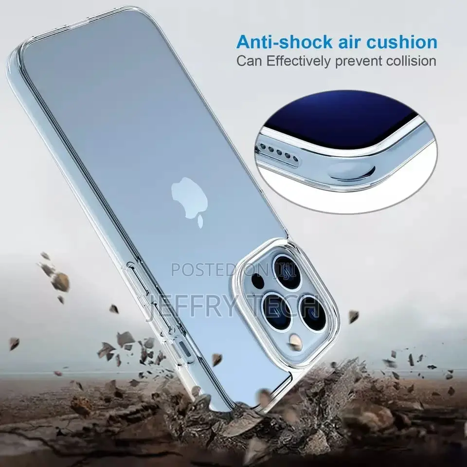 Back Cover for iPhone 13 Pro (Silicone/Transparent)
