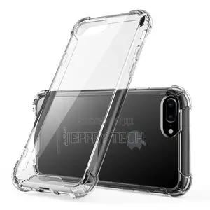 Hard Back Soft Bumper Cover Case for iPhone 7 Plus / 8 Plus