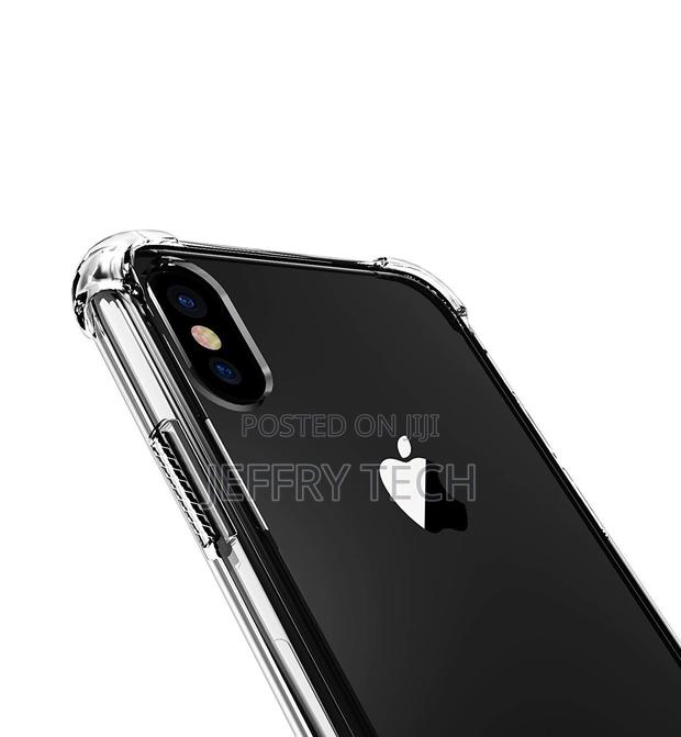 EGOTUDE Back Cover for iPhone X/ Xs ( Silicone|Transparent ) - thumbnail 3