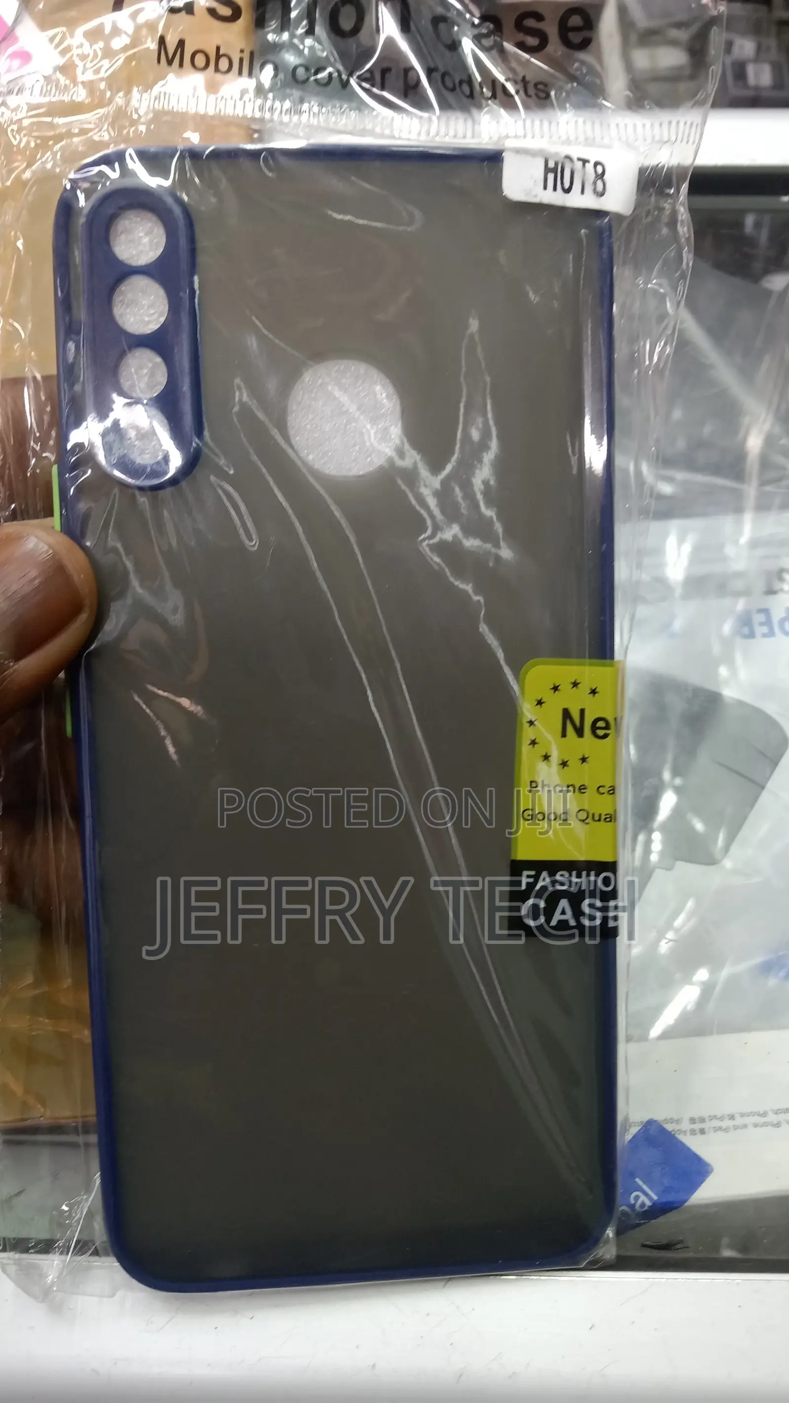 Matte Finish Back Smoke Case Fit for Infinix Hot 8 (Infinix