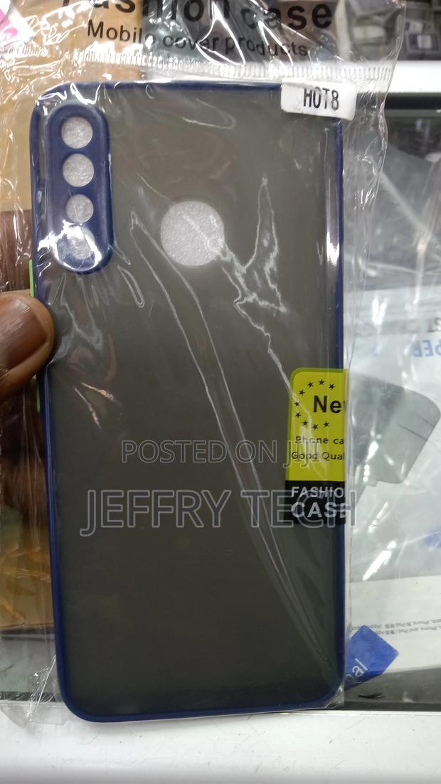 Matte Finish Back Smoke Case Fit for Infinix Hot 8 (Infinix