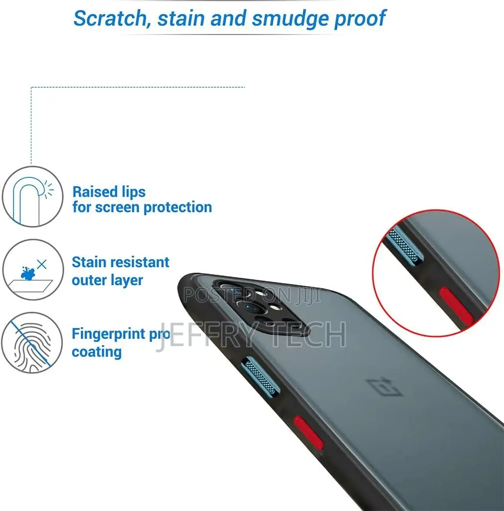 Smoke Back Cover for Oneplus 9R Matte Finish Smoke Mobile Co
