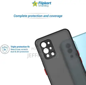 Smoke Back Cover for Oneplus 9R Matte Finish Smoke Mobile Co