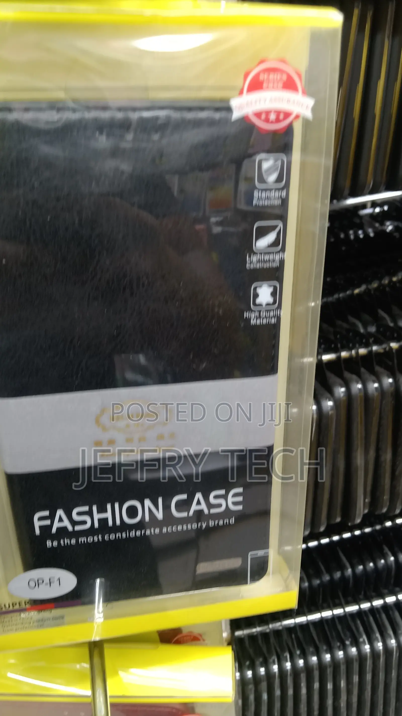 Flip Cover Case for Oppo F1 - Brown