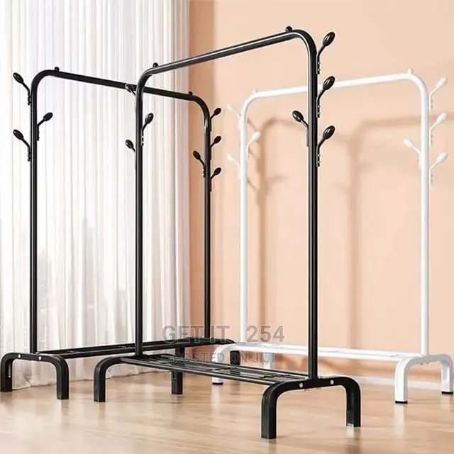 *Clothing Rack With Lower Storage Shelf for Boxes /Shoes