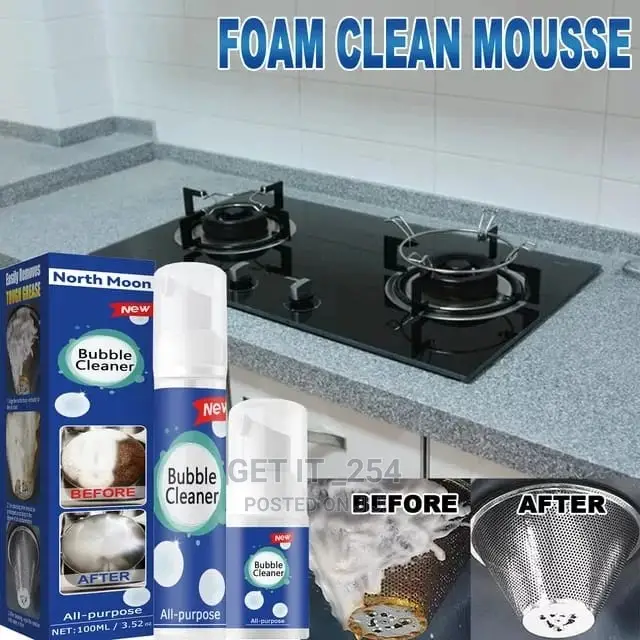 *100ML Degrease Foam Cleaner Rinse-Free / All Purposes