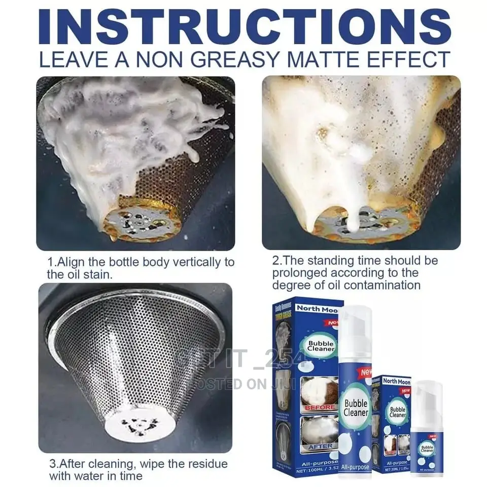 *100ML Degrease Foam Cleaner Rinse-Free / All Purposes
