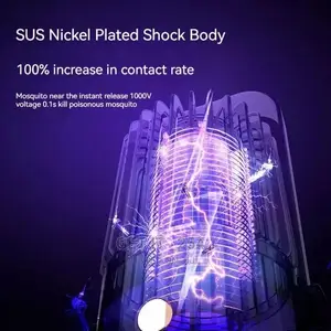 *Electric Shock Pest Lamp 180 Degree Bedroom Fly Catch