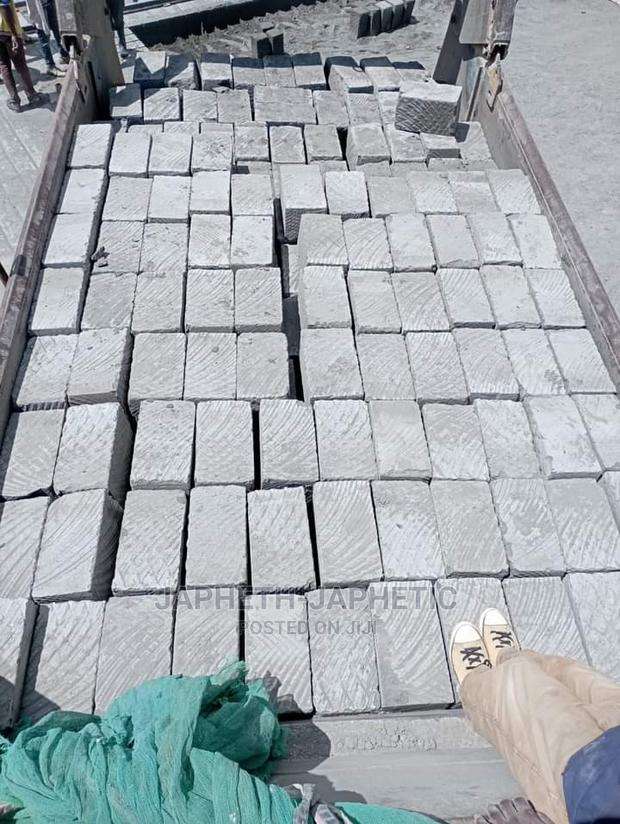Blue Machine Cut Stones, - thumbnail 3