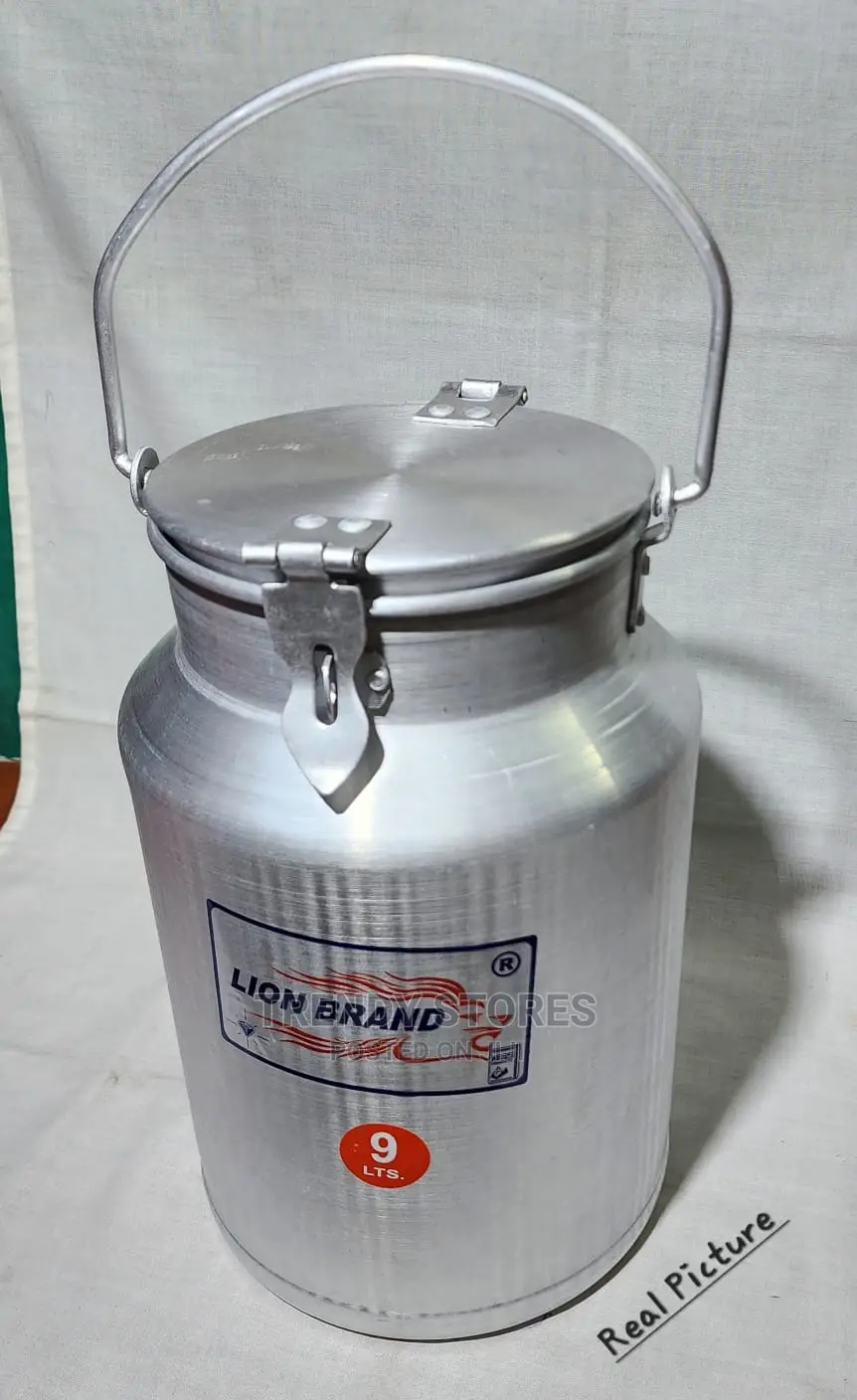 9ltrs Aluminum Milk Can With Lock