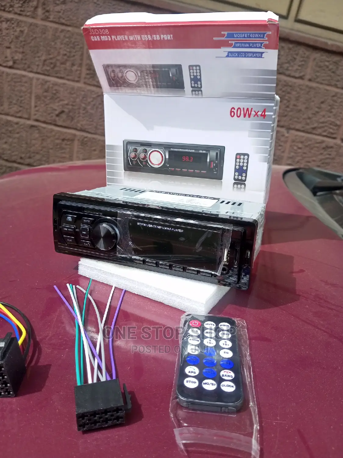 Bluetooth Car Radio With Usb,Sd,Aux,Fm