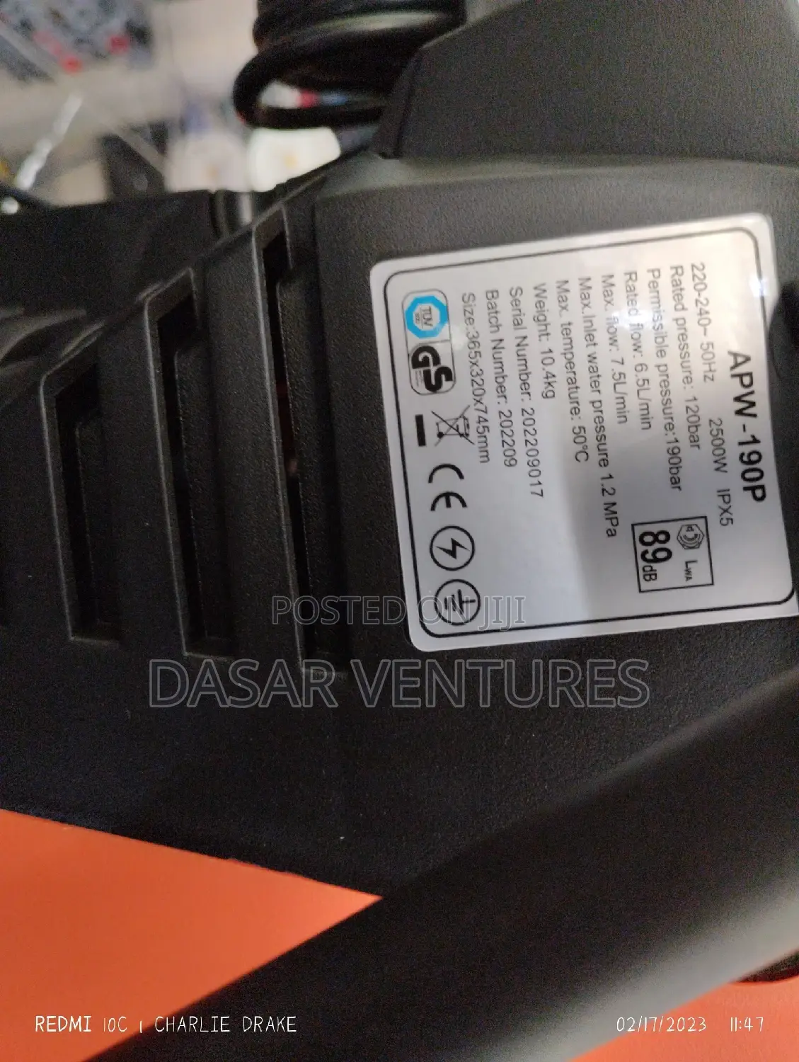 Medium Duty Pressure Washer Machine