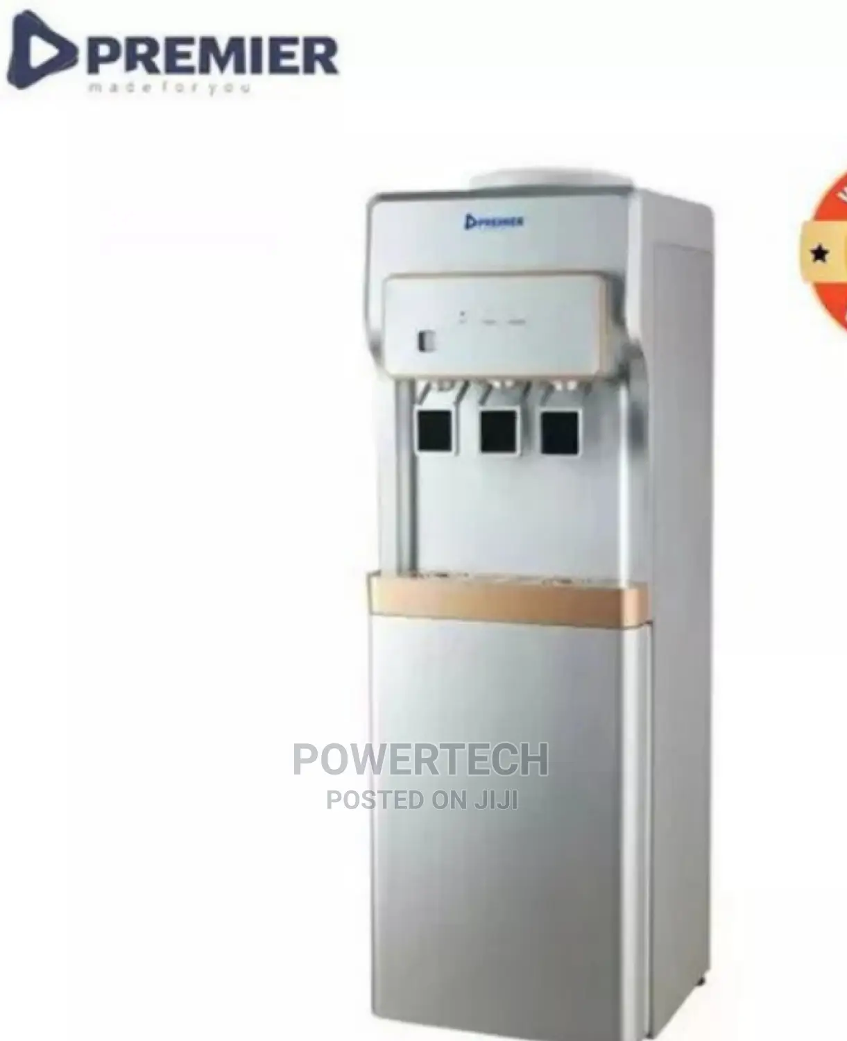 Premier 3 Taps Water Dispenser.