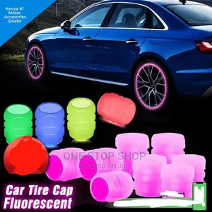 Flourescent Car Tire Cap 4pcs( Different Colors)