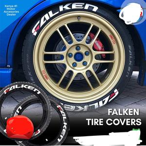Tires Fitted With Falken Stickers (8pcs)