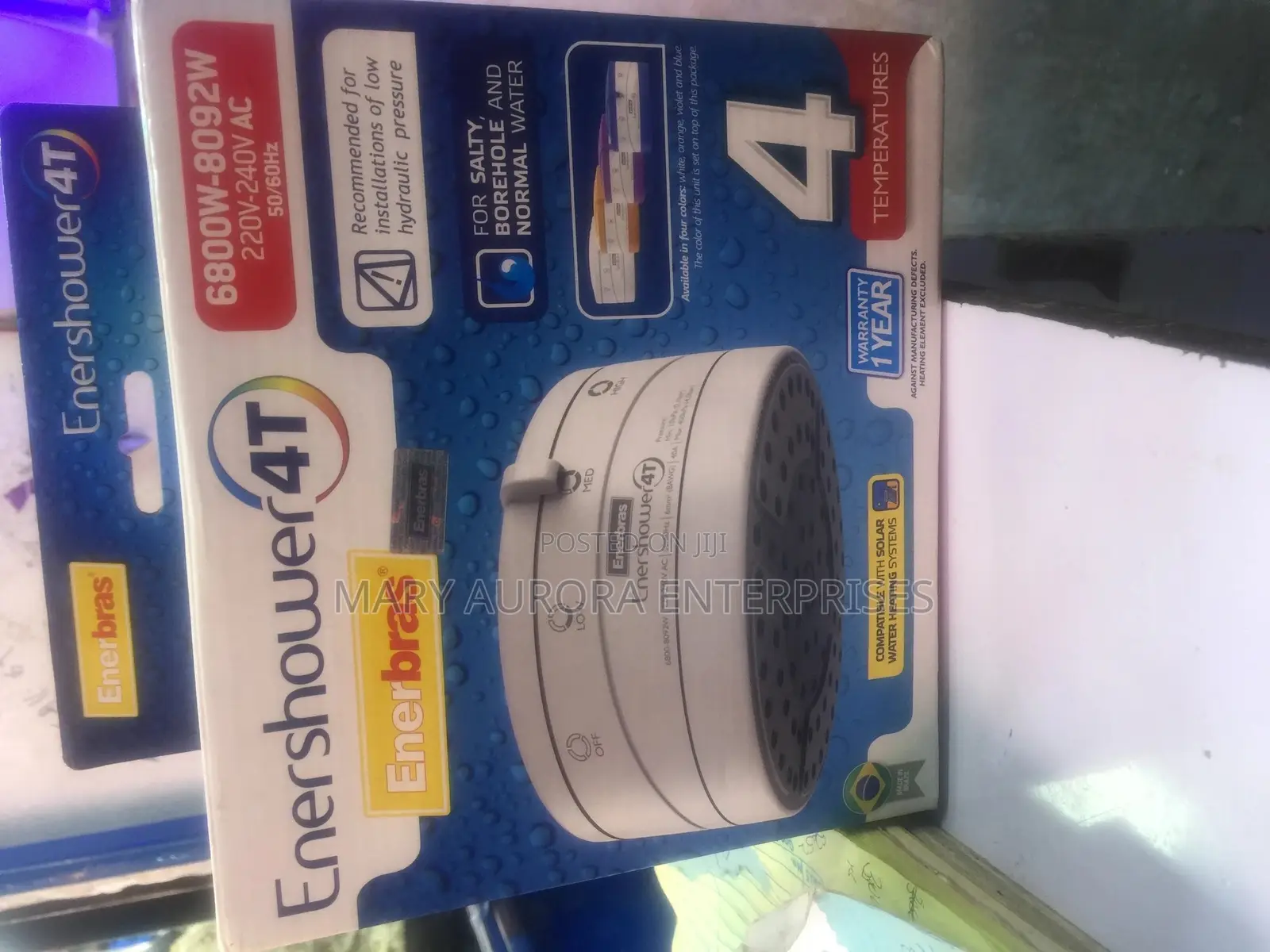 Enershower 4T “Instant Hot and Cold Shower”