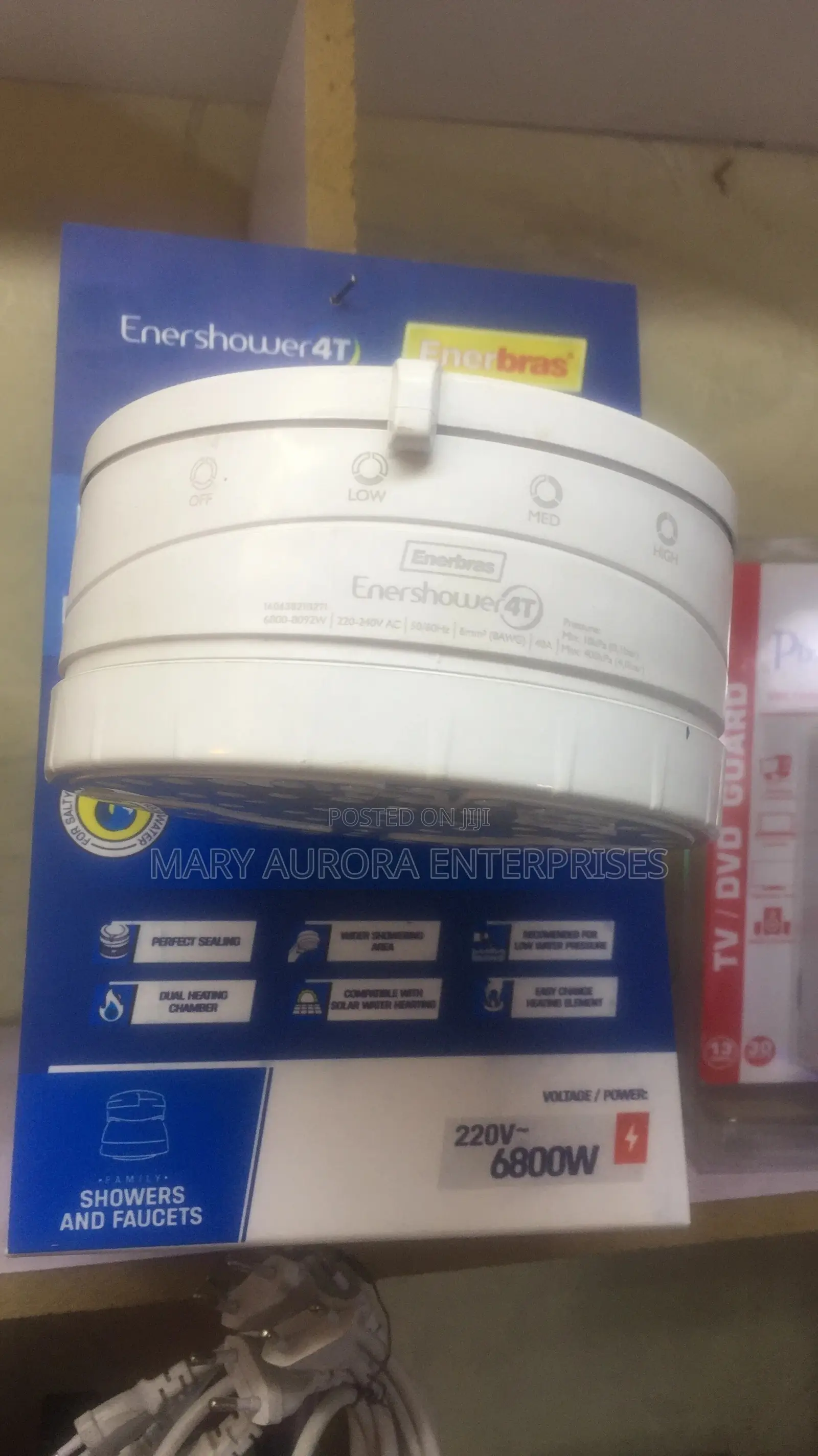 Enershower 4T “Instant Hot and Cold Shower”