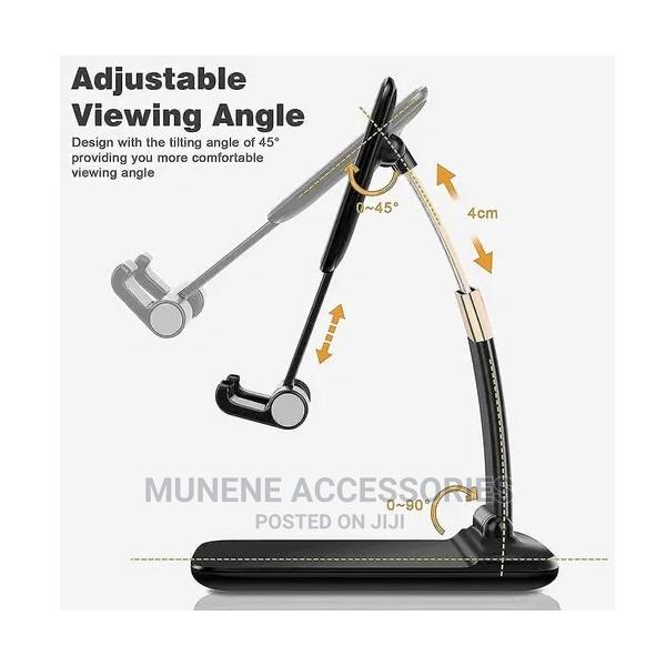 Desktop Mobile Phone TABLET Stand HOLDER, ADJUSTABLE Medium - thumbnail 6