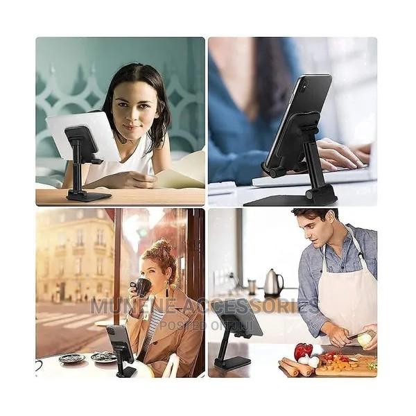 Desktop Mobile Phone TABLET Stand HOLDER, ADJUSTABLE Medium - thumbnail 4