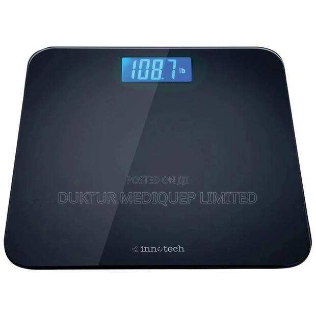 Innotech Digital Bathroom Scale With Easy-to-read Backlit - main view
